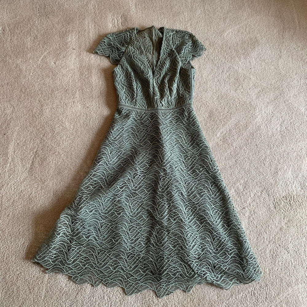 Reiss green night dress